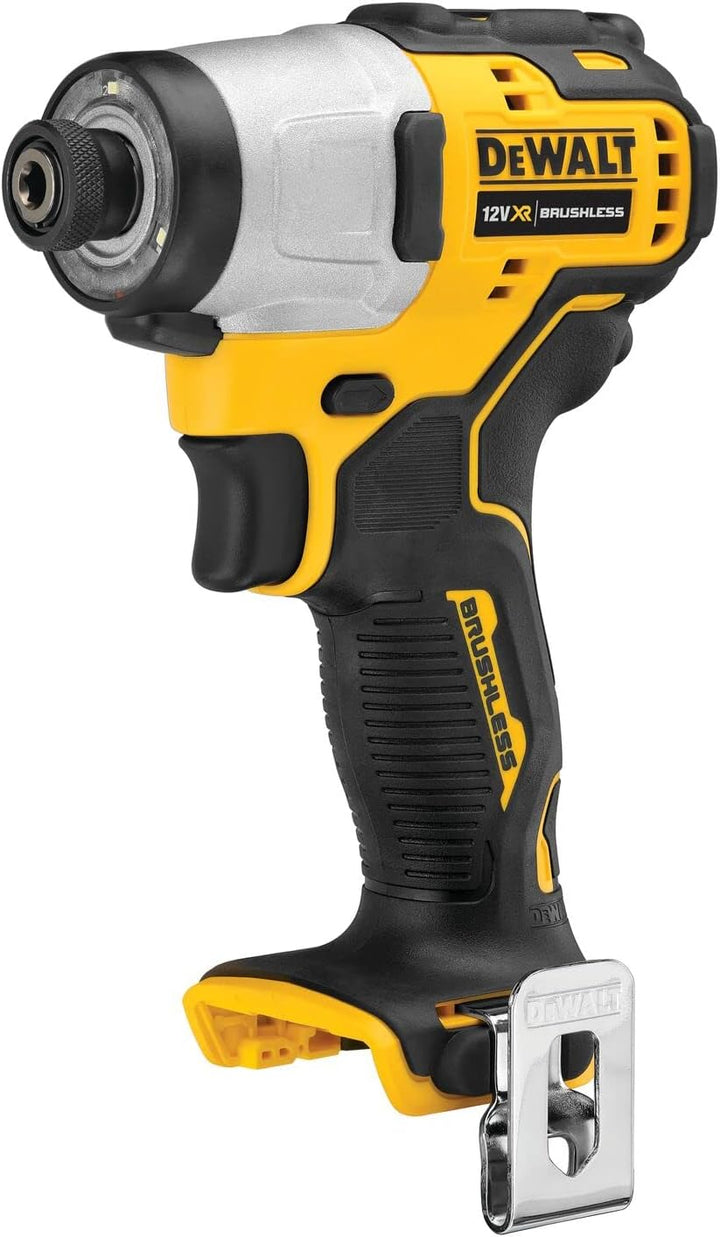 Dewalt DCK2110L2T-QW Akku-Schrauber-Set, 12V / 3Ah, Schwarz/Gelb