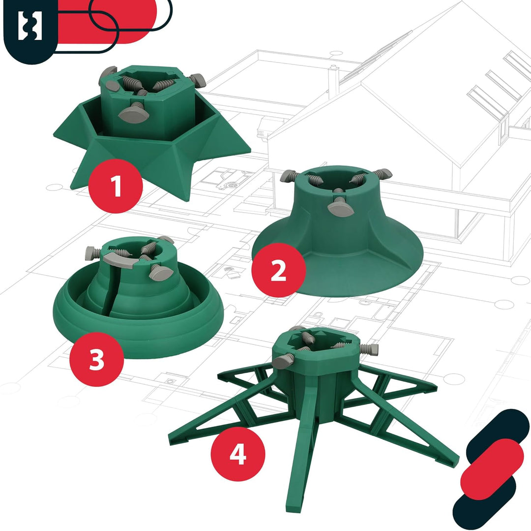 KOTARBAU® Weihnachtsbaumständer - Christbaumständer - für Baumhöhe bis 2,7 m - Tannenbaumständer - K