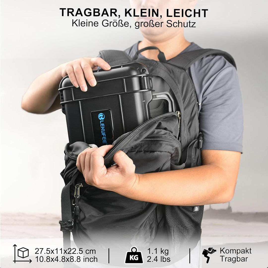 LEKUFEE wasserdichte Koffer für DJI Osmo Pocket 3/DJI Pocket 3/Creator Combo/Power Expansion Combo/V