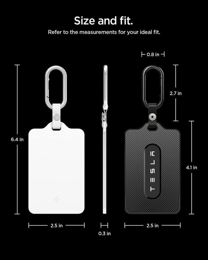 Spigen Schlüsselkartenhalter für Tesla Model Y (~2026 Juniper) Model 3 (~Highland 2026), Model S / X