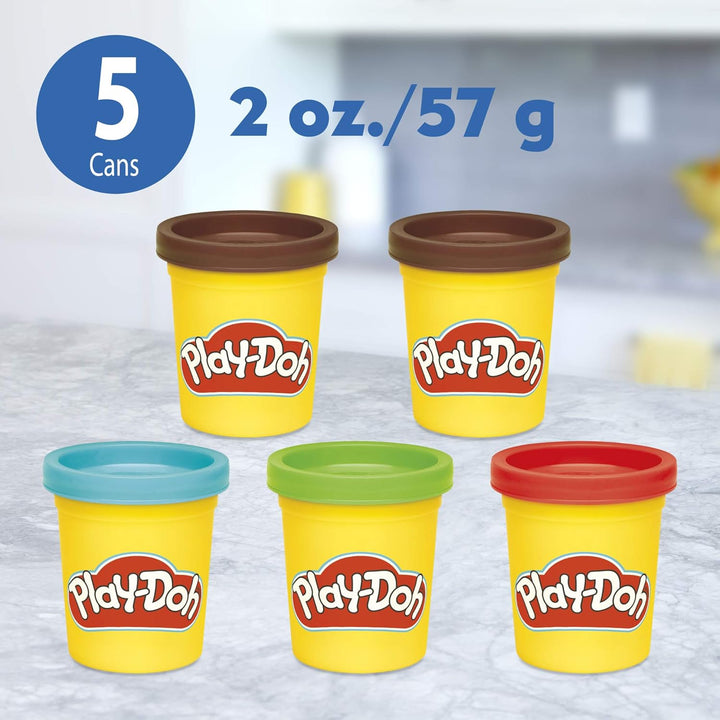 Play-Doh Kitchen Creations Bonbon-Fabrik für Kinder ab 3 Jahren mit 5 Farben Single, Single