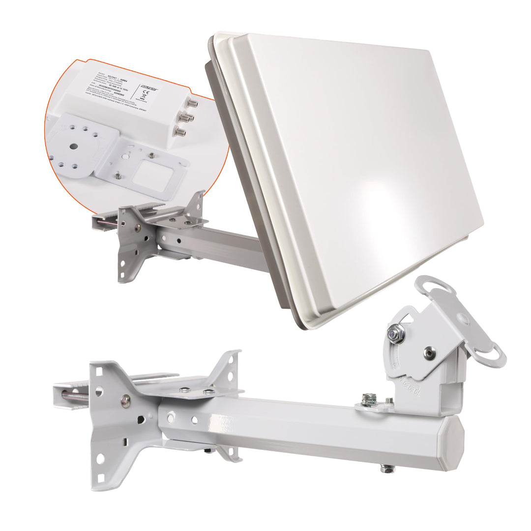 Selfsat H30D4 Flachantenne Quad LNB-Version Quad Single, Quad Single