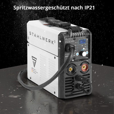 STAHLWERK MIG MAG 160 M IGBT-Schweissgerät Vollsynergisches 5 in 1 Kombigerät mit echten 160 Ampere