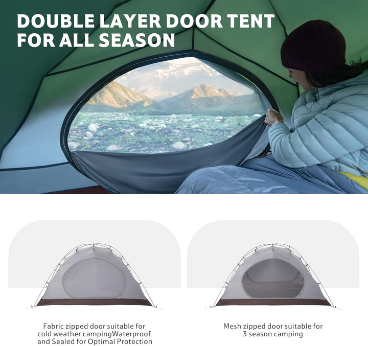 Naturehike Cloud Creek 2/3 Person Camping Zelt Ultraleicht 7001 Aluminium Sonnenschutz & Wasserdicht