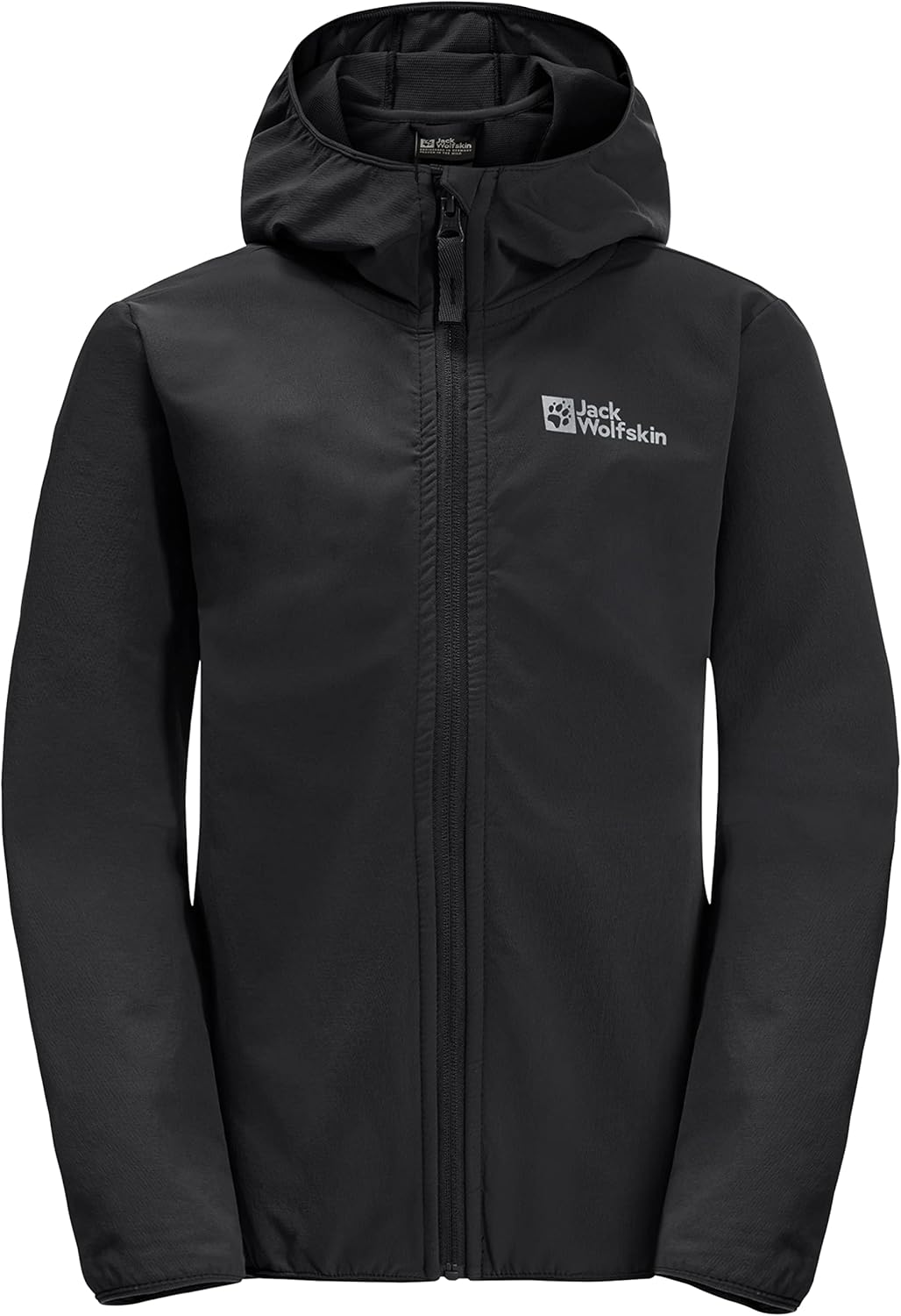 Jack Wolfskin Unisex Kinder Solyd Jacket K Softshelljacke 116 Schwarz, 116 Schwarz