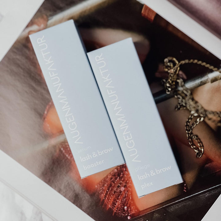 Augenmanufaktur Lash & Brow Plex – Wimpernserum Keratinschutz von Wimpern, Augenbrauen und Wimpern E