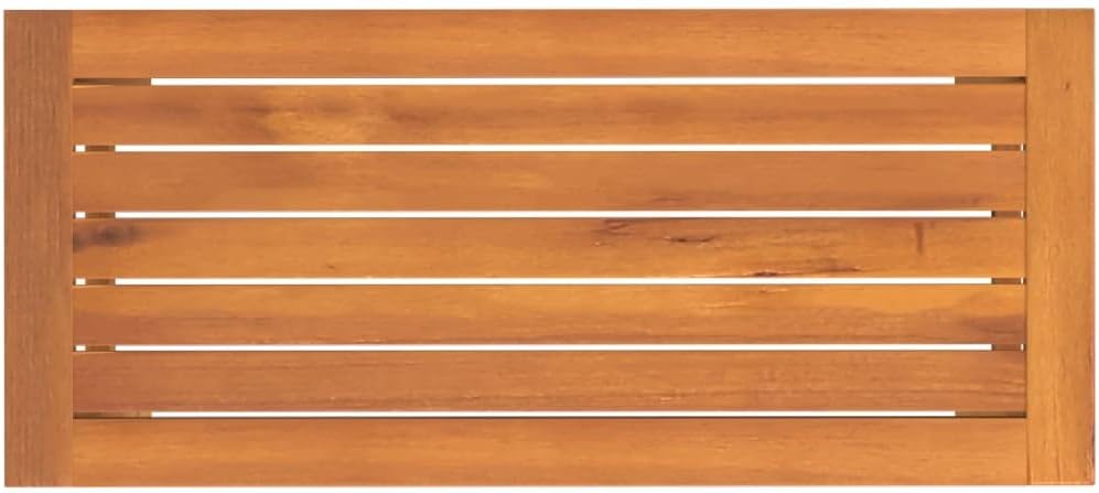vidaXL Gartenbank, Sitzbank Holzrahmen, Parkbank Bank für Innen Aussen, Holzbank Massivholzbank Gart