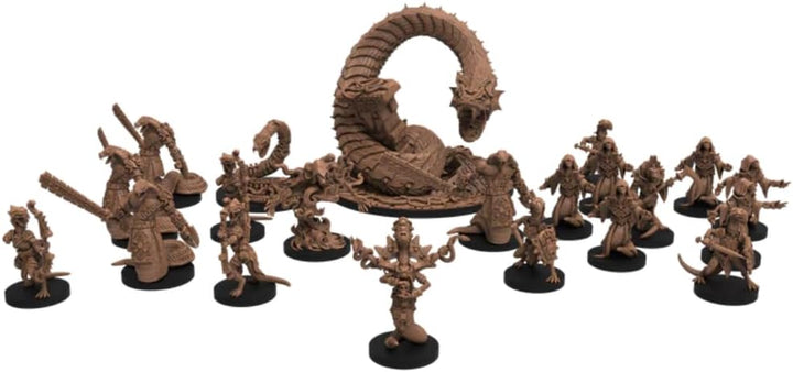 Epic Encounters: Chamber of The Serpent Folk - RPG Fantasy Roleplaying Tabletop Game with 20 Detaile