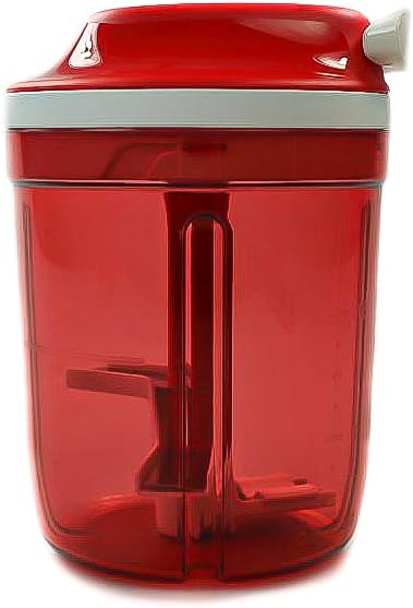 Tupperware Chef Multi-Chef rot Supersonic zum Zerkleinern & Aufschlagen Speedy Girl