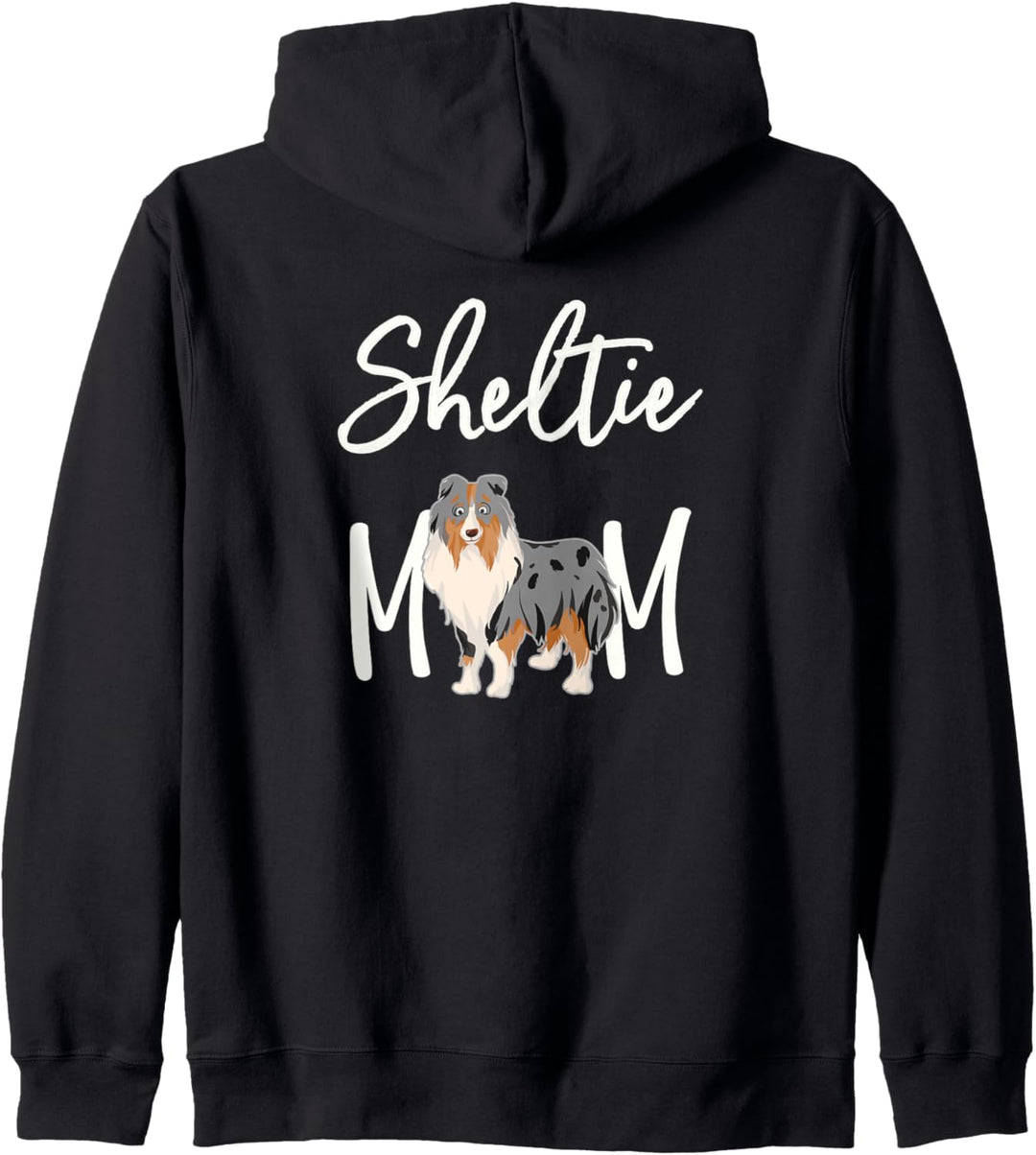 Sheltie Shelties MERLE Sheltie Mama Kapuzenjacke