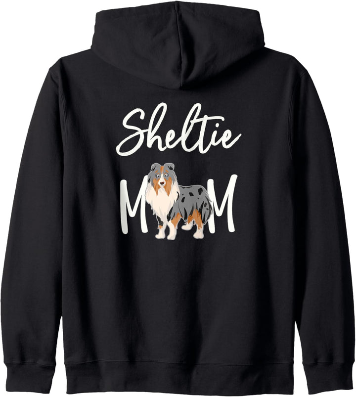 Sheltie Shelties MERLE Sheltie Mama Kapuzenjacke