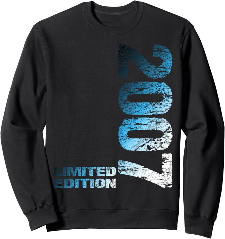17. Geburtstag 2007 Limited Edition Junge Mädchen Sweatshirt