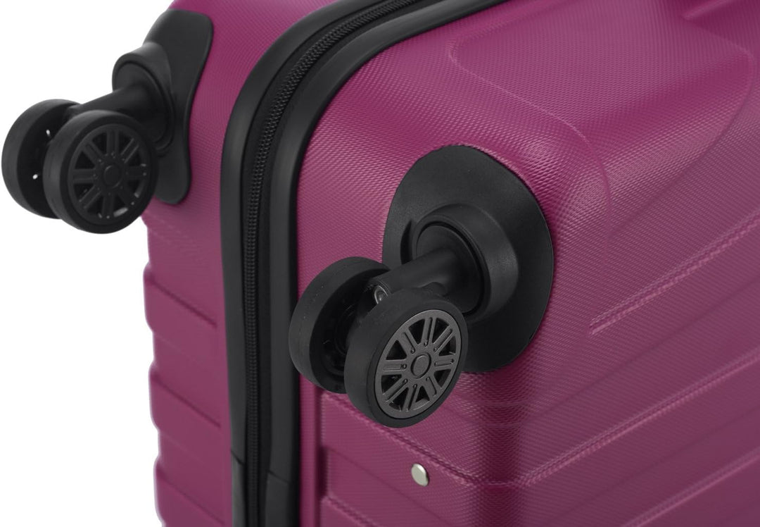Suitline - 2er Trolley - Koffer Set Grössen Magenta 2er Set M, Magenta 2er Set M