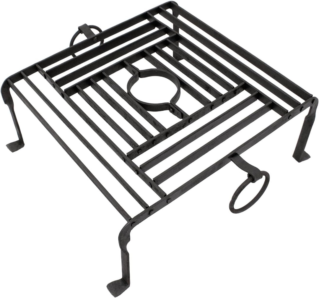 Ulfberth Römischer Grill, Craticula, handgeschmiedet Grillen und Kochen auf dem Lagerfeuer