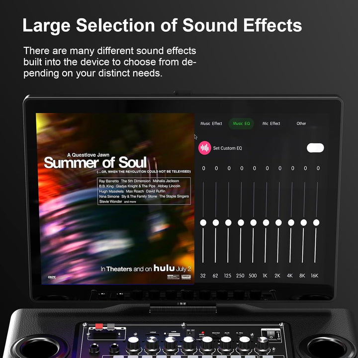 Smart Karaoke-Maschine mit 14-Zoll-Tablet, Bildschirm und Liedtextanzeige, professionellem Karaoke-L