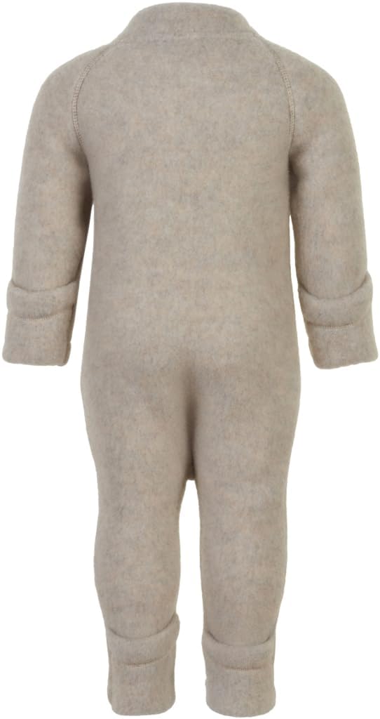 Mikk-line Walkoverall | Wollwalk Overall für Baby und Kleinkind | Schlafanzug Aus 95% Wolle - 100% M