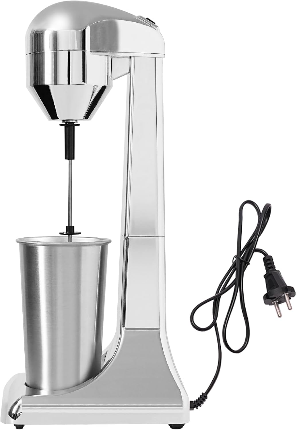 Milchshake Maker, Getränkemixer elektrischer Standmixer 500 ml Becher - 100 W 2 Geschwindigkeitsstuf