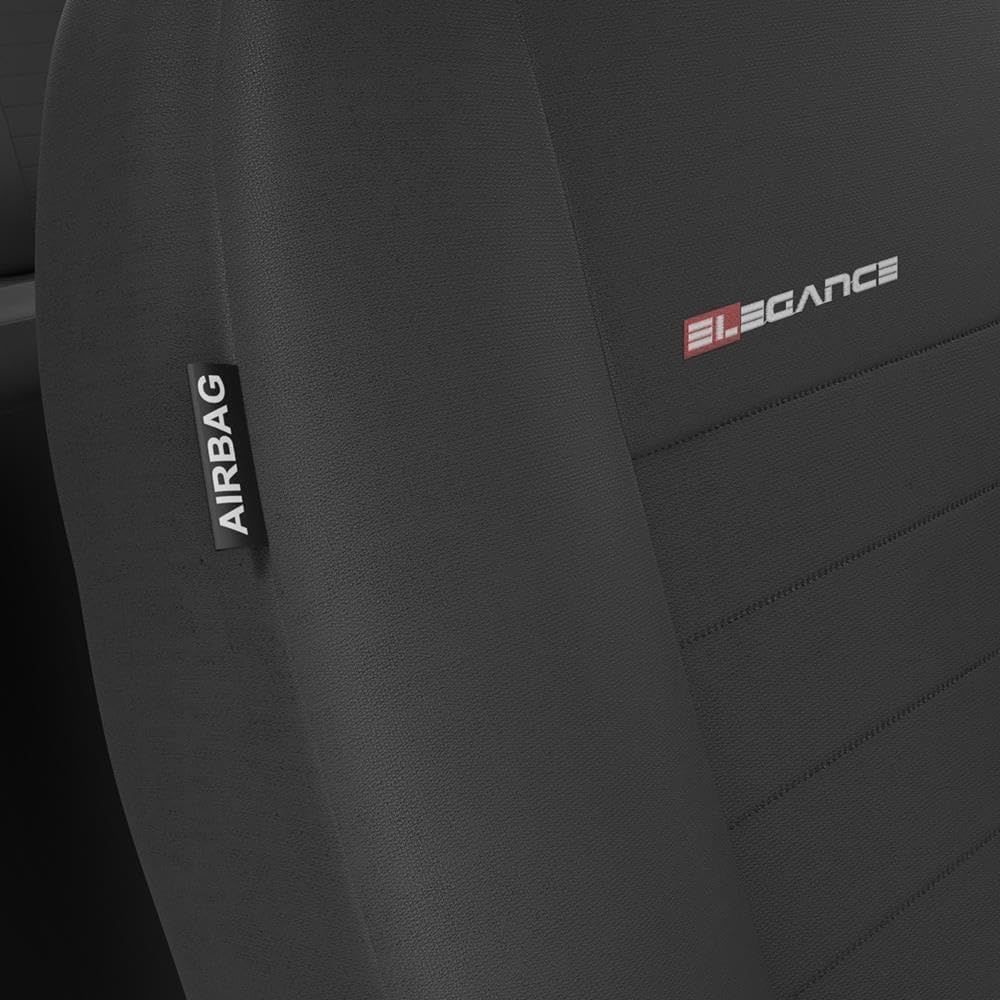 Mossa Sitzbezüge Auto passend für Dacia Duster I II III SUV 2010-. 2UNE-4 Grau UNE-4 Voller Set vorn