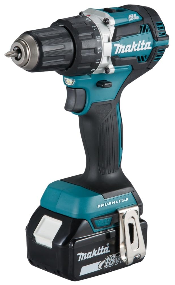 Makita DDF484RTJ Akku-Bohrschrauber 18 V / 5,0 Ah, 2 Akkus + Ladegerät im MAKPAC Bohrschrauber / 2x