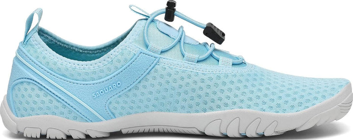 SAGUARO Herren Badeschuhe Damen rutschfeste Sohle Schnell Trocknend Schwimmschuhe 42 EU Azurblau, 42