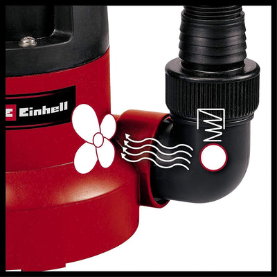 Einhell Tauchpumpe GC-SP 3580 LL (350 W, 8.000 Liter pro Stunde, flachabsaugend bis 1 mm, Pumpenstar