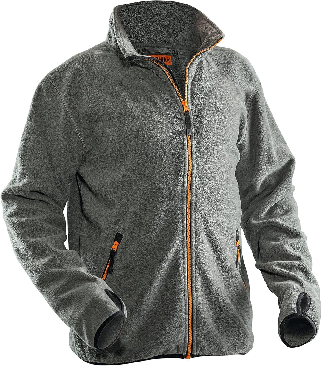 Jobman Fleecejacke 5501 Grau Grösse M Grau M, Grau M