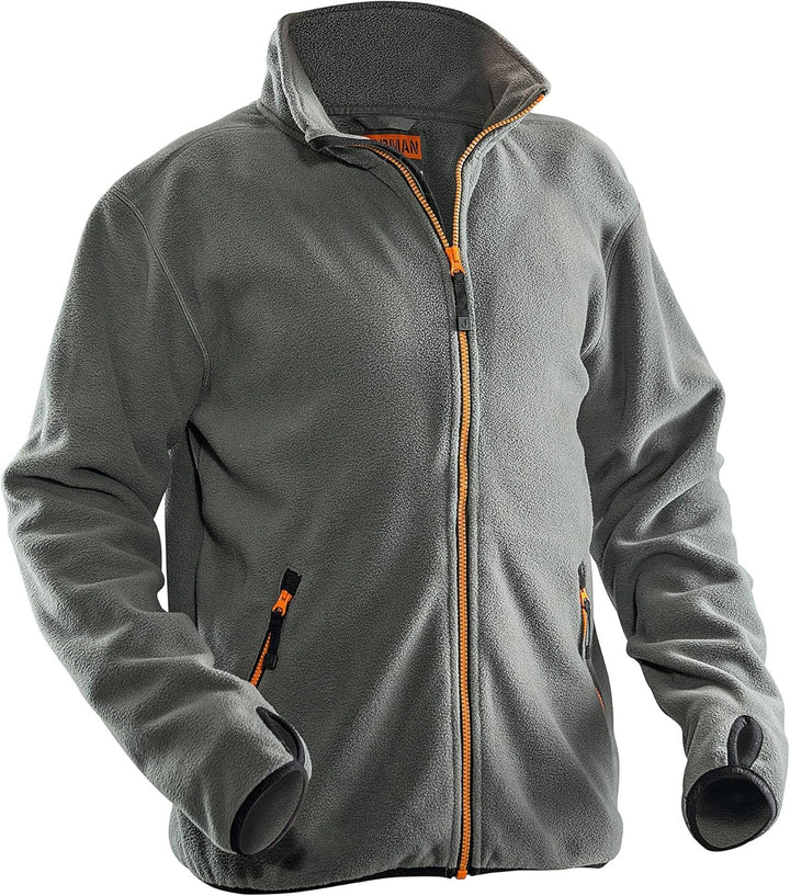 Jobman Fleecejacke 5501 Grau Grösse M Grau M, Grau M