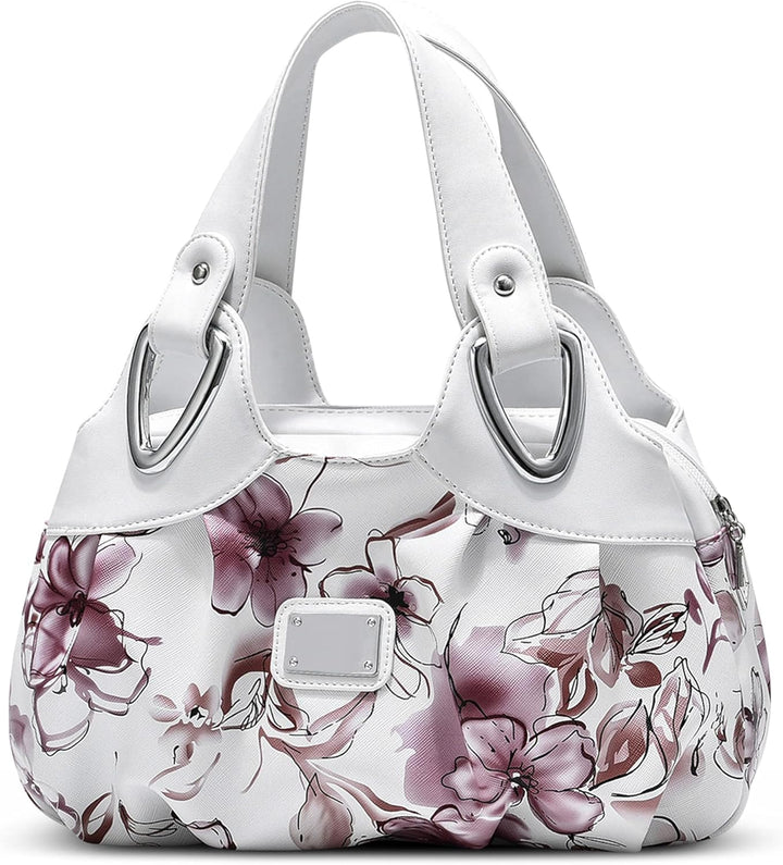 DIRRONA Damen Handtasche Schultertasche Kompakt Tragetasche Lässige Handgelenktasche Wasserdicht PU