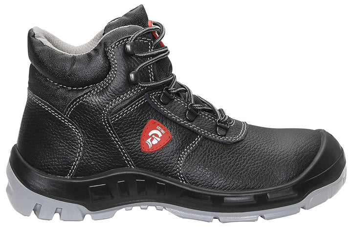 JORI Sicherheitsschuhe ACHIM S3, Damen und Herren, Lederschuh, robust, Schwarz, Stahlkappe - Grösse