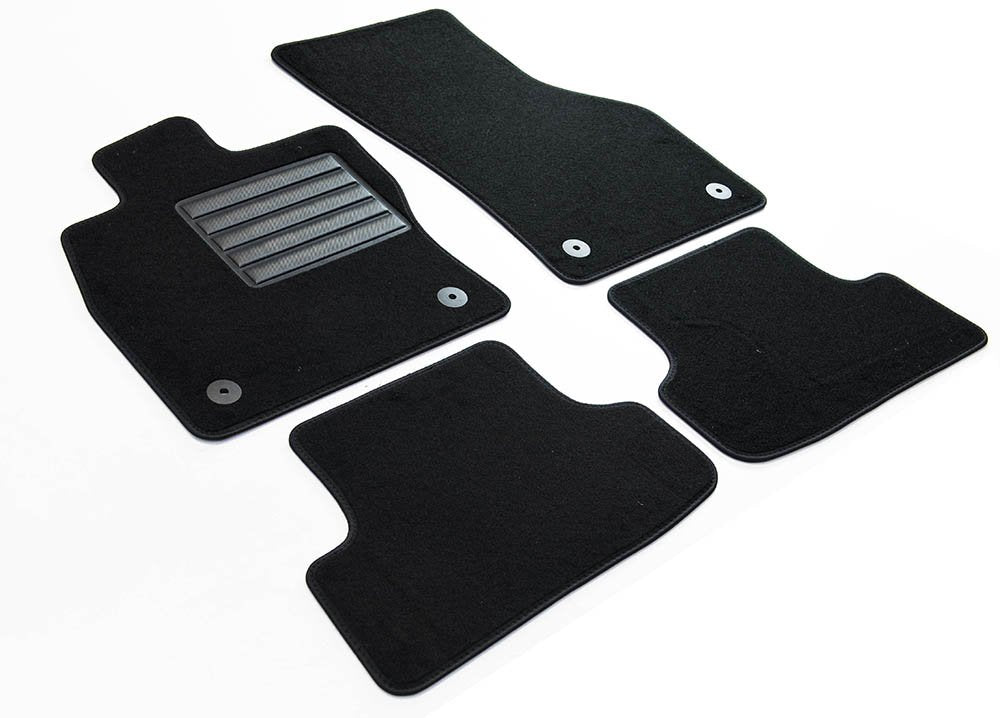 MDM SP-4111 Fussmatten Velours Autoteppich passend für Audi A3 3 Türen 10.2012>03.2020 / Seat Leon I