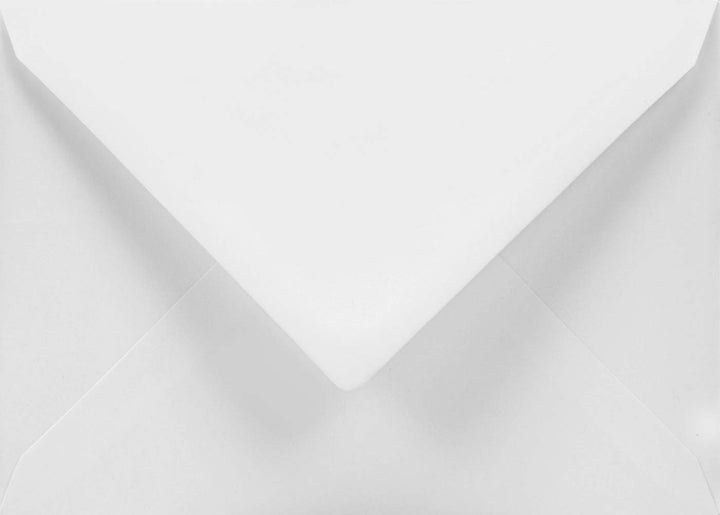 Netuno 100 weisse Briefumschläge DIN C5 162 x 229 mm 120g Aster Smooth White grosse Briefhüllen nass