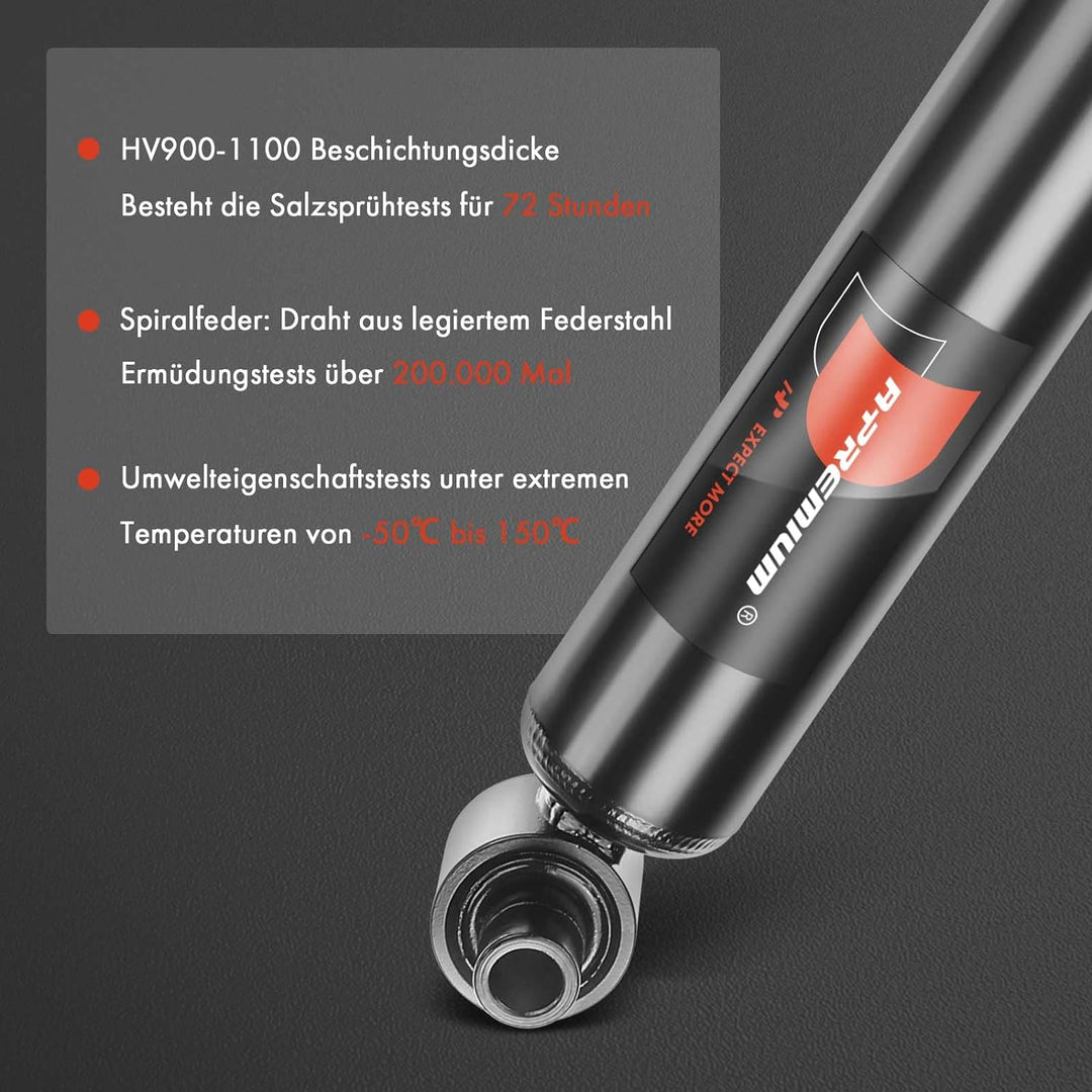 Frankberg 2x Stossdämpfer Gasdruck Hinterachse Kompatibel mit 7er E38 725 728 730 735 740 2.5L-4.0L