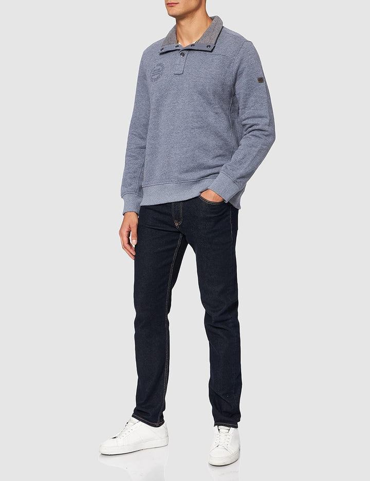 camel active Herren 4093446f14 Pullover S Night Blue, S Night Blue