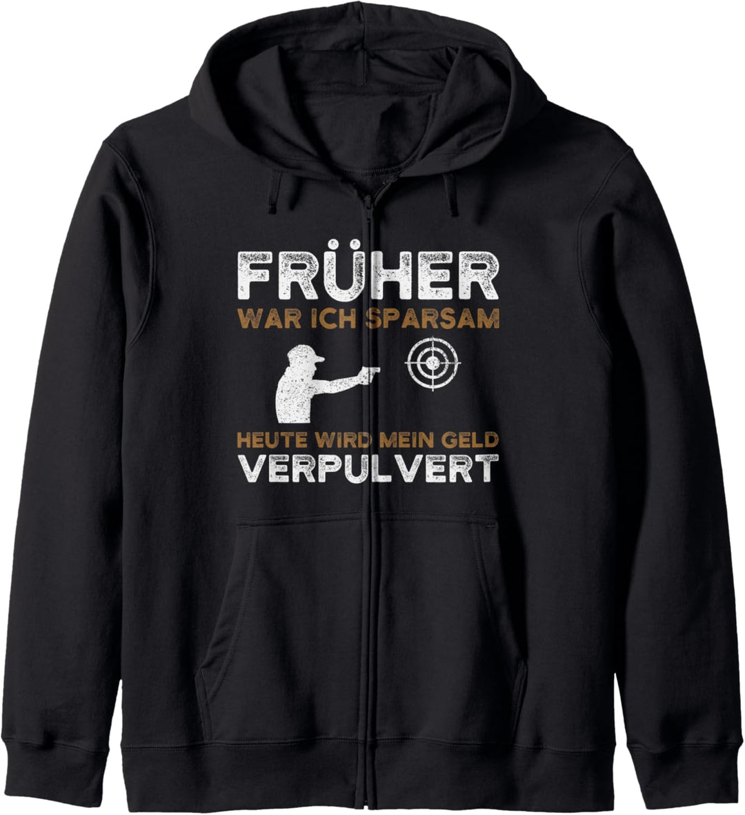 Früher War Ich Sparsam Schützenverein Sportschütze Kapuzenjacke