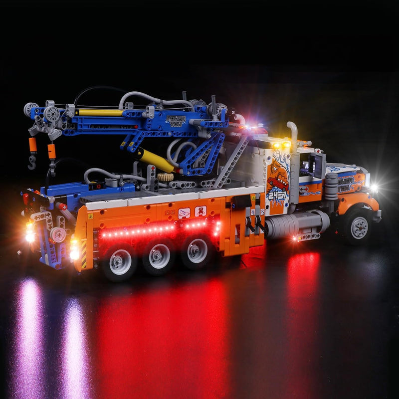 cooldac Led Beleuchtungsset für Lego Technic Schwerlast-Abschleppwagen, Led Licht Set kompatibel mit