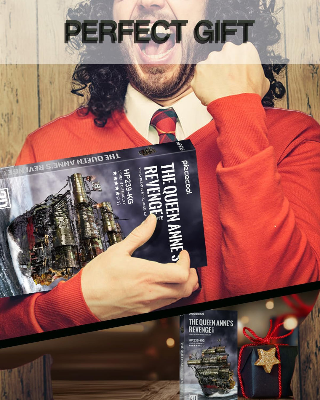 Piececool 3D Puzzle modellbausatz Erwachsene 3D Metall Puzzle 3D Puzzle Erwachsene für Königin Annes