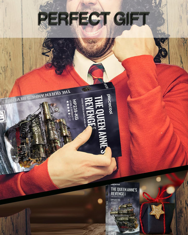 Piececool 3D Puzzle modellbausatz Erwachsene 3D Metall Puzzle 3D Puzzle Erwachsene für Königin Annes