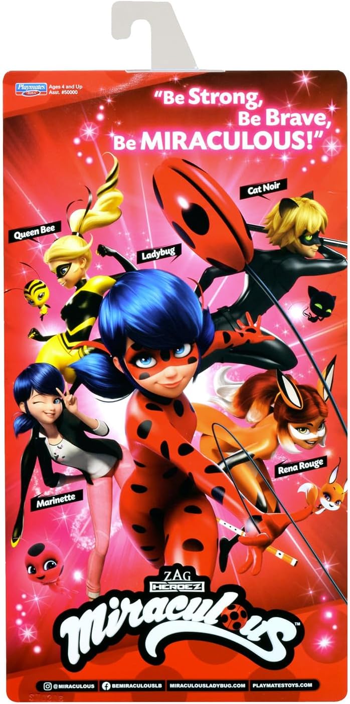 BANDAI - Miraculous Ladybug - Puppe - Ladybug Time to de-evilize- 26 cm grosse Ankleidepuppe - P5000