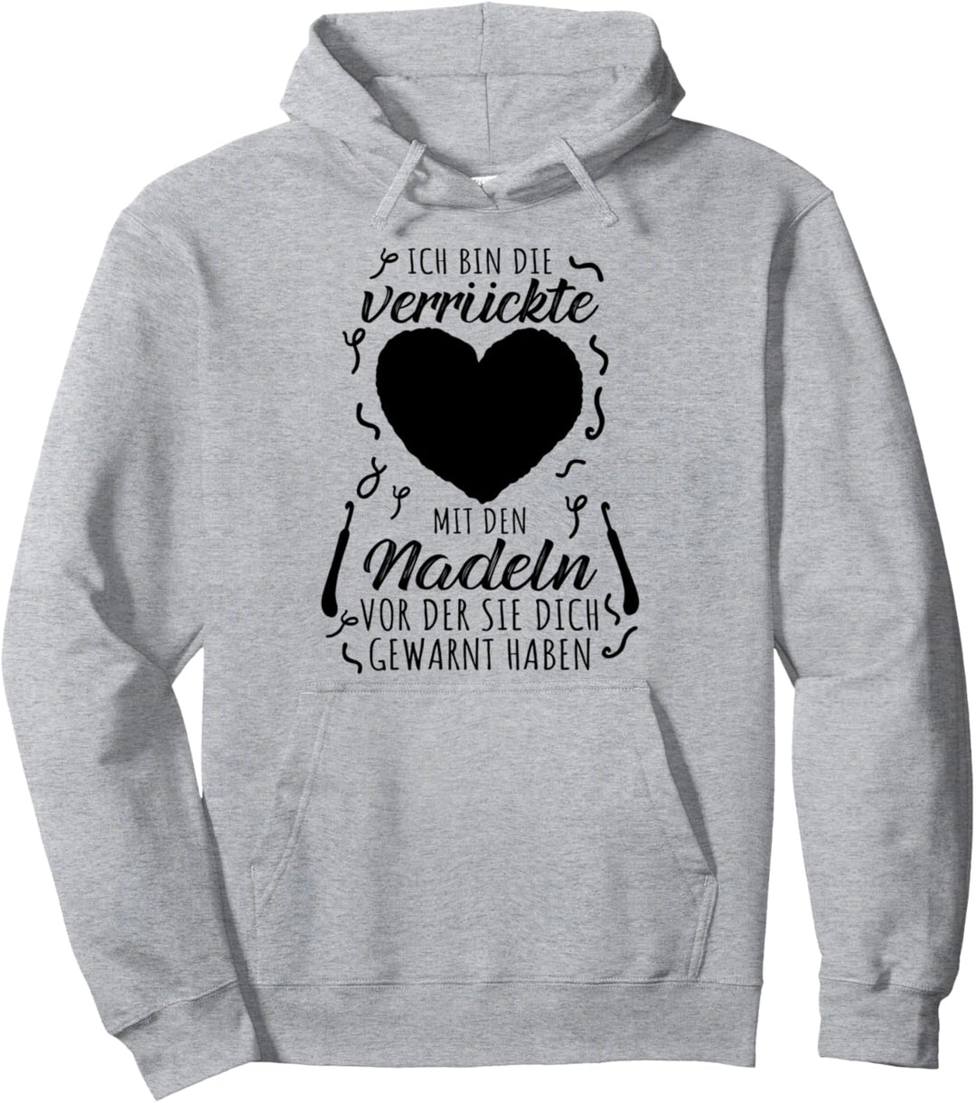 Schöner Strickmuster Spruch für Näherinnen - Häkeln Pullover Hoodie