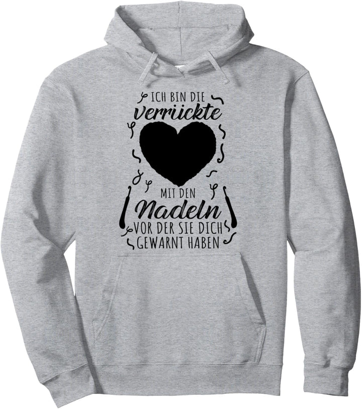 Schöner Strickmuster Spruch für Näherinnen - Häkeln Pullover Hoodie