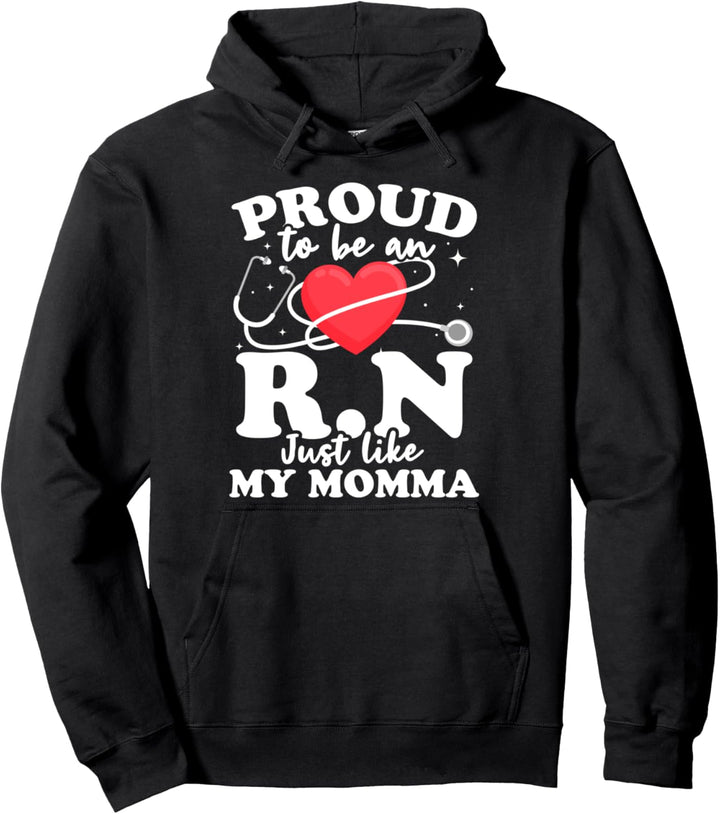 Proud To Be An RN Nurse - Registered Nurse Pullover Hoodie