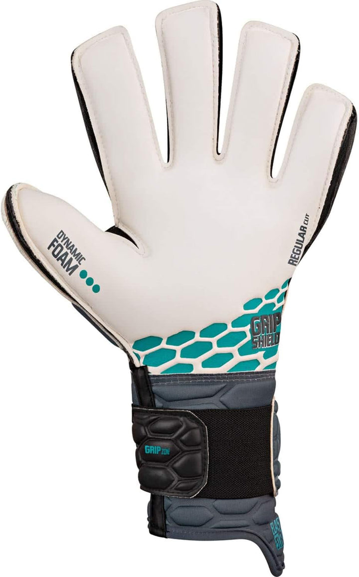 JAKO Uni Torwart-handschuh Prestige WRC Protection, anthrazit/türkis, 9.5, 2550 12 anthrazit/Türkis,