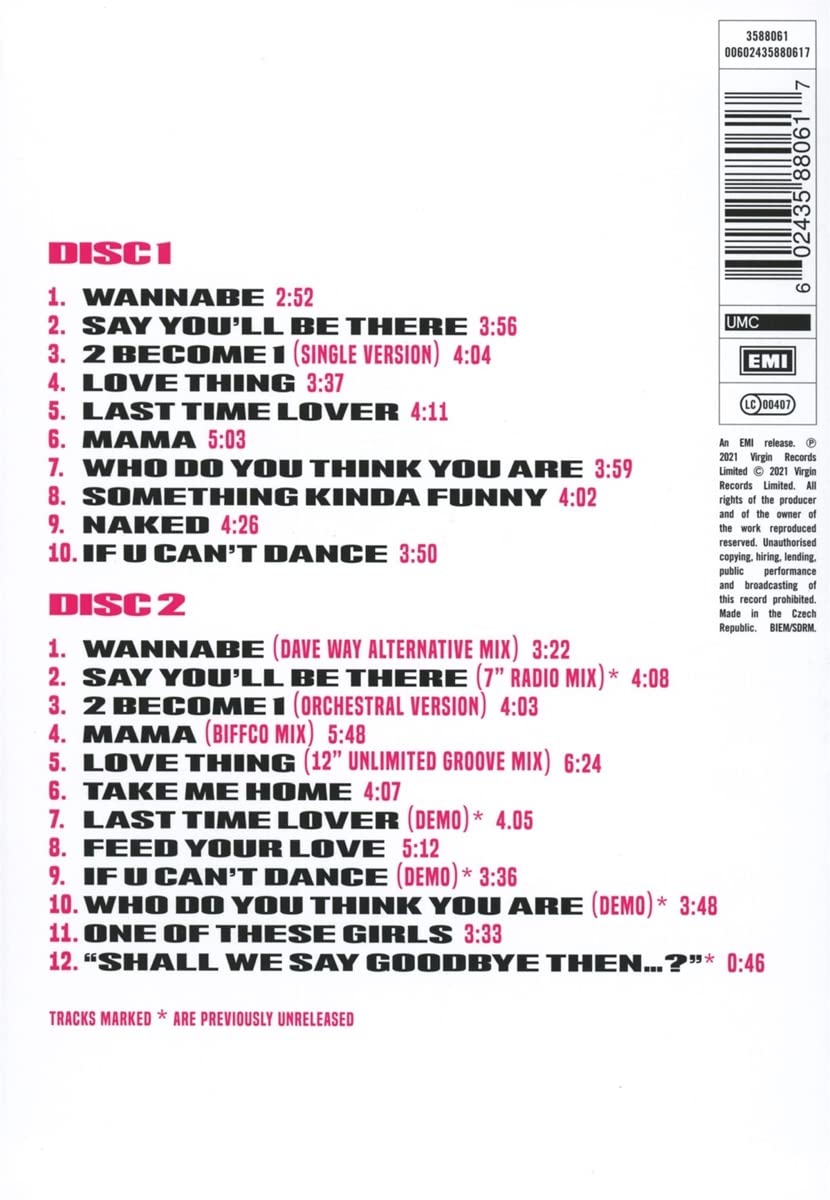 Spice-25th Anniversary (Ltd.2CD), Audio-CD