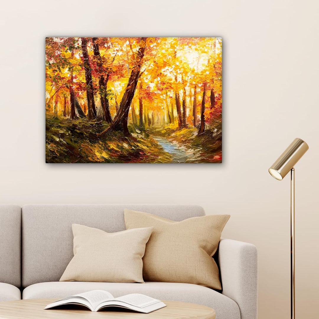 MuchoWow© Leinwand 80x60 cm Deko Schlafzimmer Aesthetic Leinwandbilder Wohnzimmer Gemälde Foto Gesch