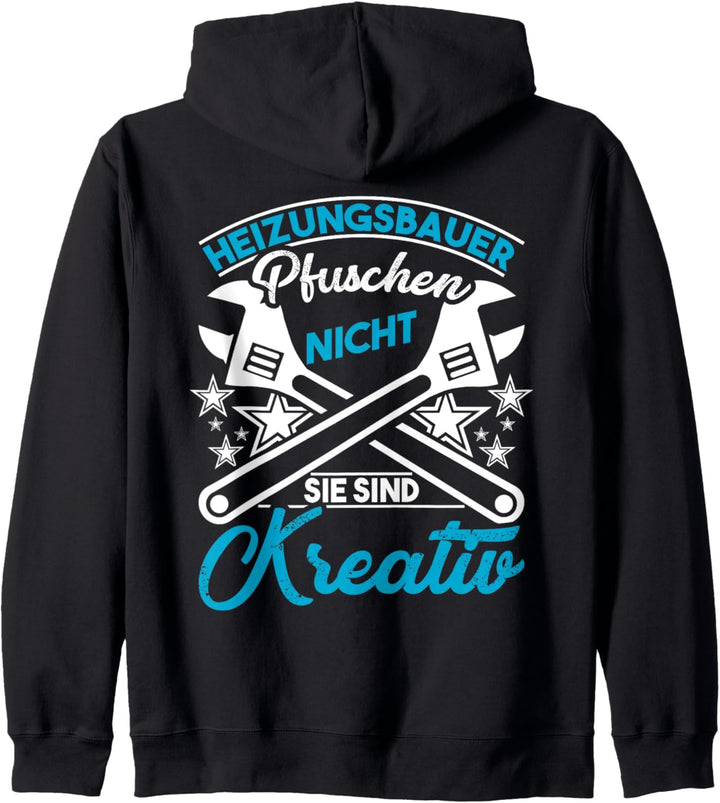 Heizungsbauer Werkzeug Kreativ im Heizungsbau Kapuzenjacke