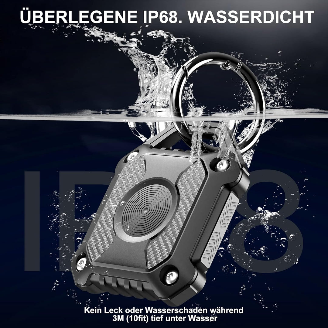 ONEONTA 4er Pack Airtag Anhänger - Airtag Schlüsselanhänger - Airtag Hülle Wasserdicht - Air Tages A
