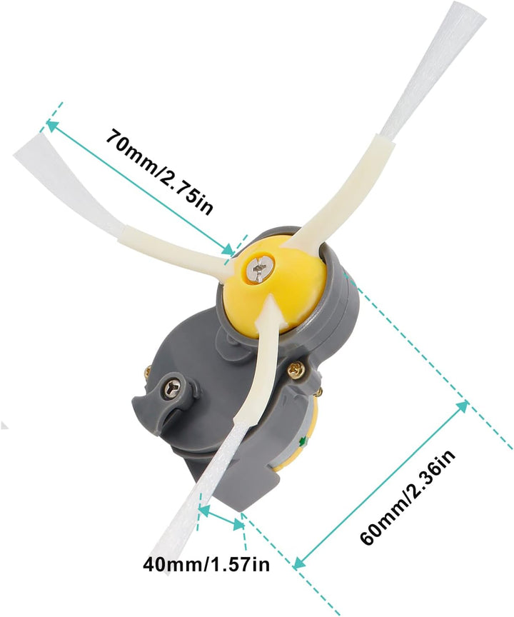Seitenbürstenmotor + Seitenbürste für iRobot Roomba 500 600 700 800 900 655 560