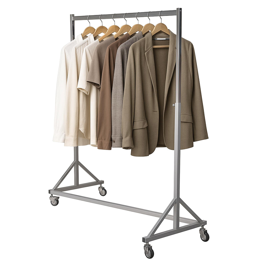 GERSO Profi Schwerlast Kleiderständer höhenverstellbar 125–205 cm | 150 kg Tragkraft | Industrie-Qua