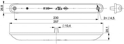 Ml MelTruck® LED Rückleuchte mit Nebelschlussleuchte Rückfahrleuchte 12V 24V für LKW Anhänger