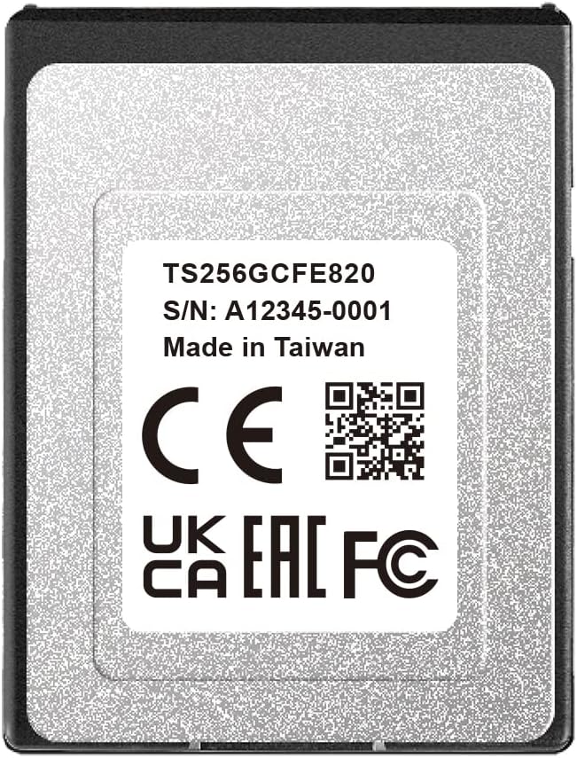 Transcend CFexpress 820 Type B-Speicherkarte TS256GCFE820, Lese-/Schreibgeschwindigkeiten von bis zu